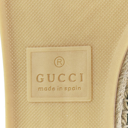 Gucci Nappa Matelasse GG Marmont Espadrilles 37 New Shamarock 8 of 9