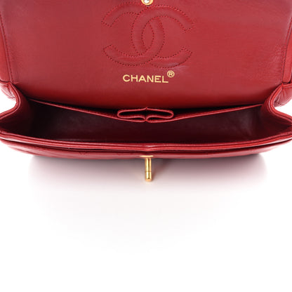Chanel Lambskin Quilted Medium Double Flap Red 5 of 13