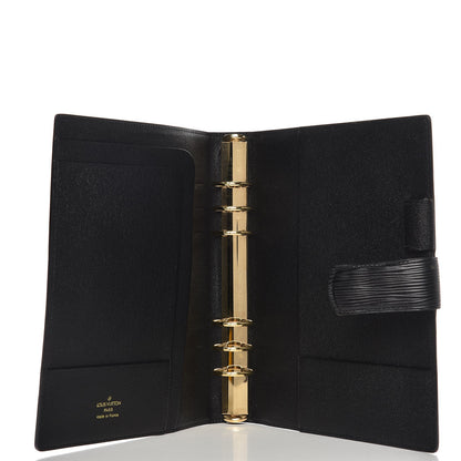 Louis Vuitton Epi Large Ring Agenda Black 5 of 7