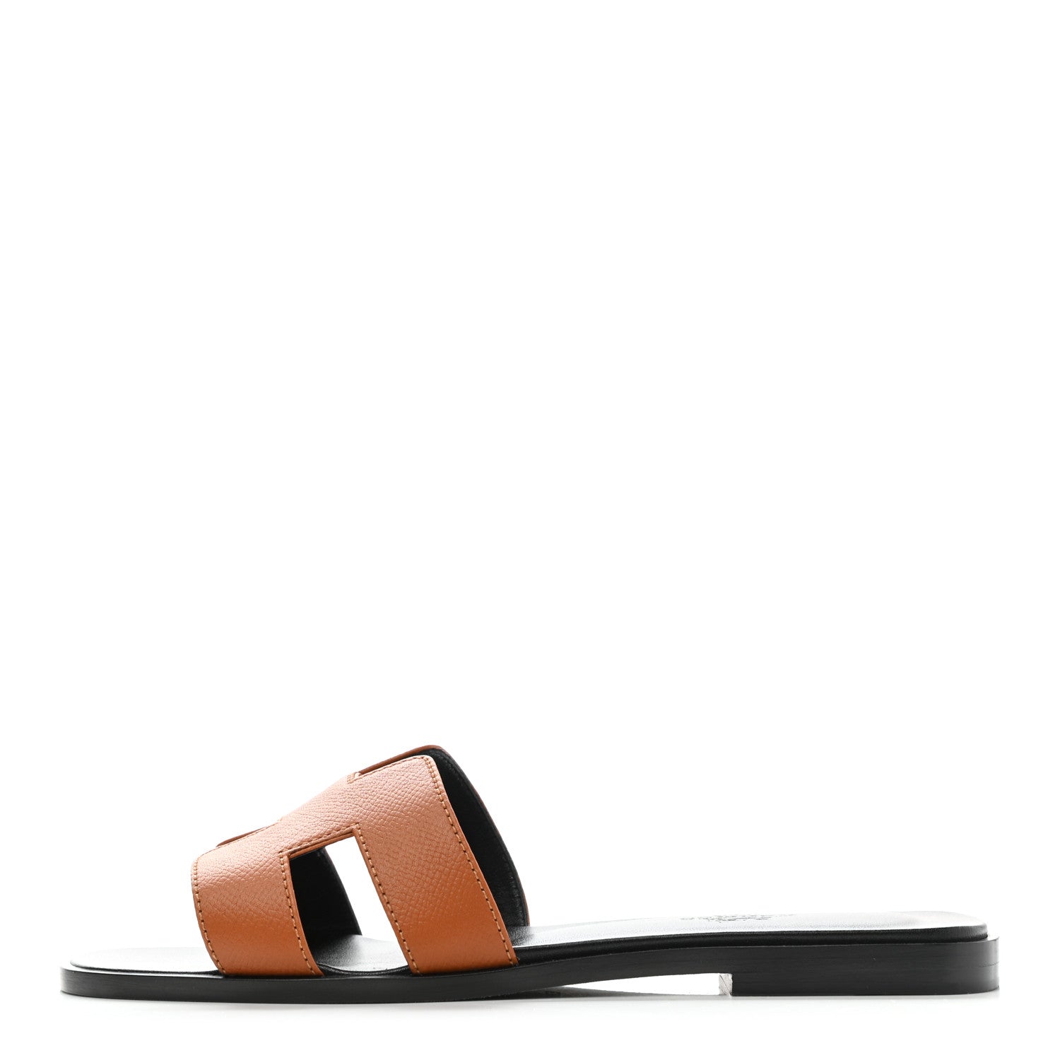 Hermes Epsom Oran Sandals 37 Naturel 1 of 10