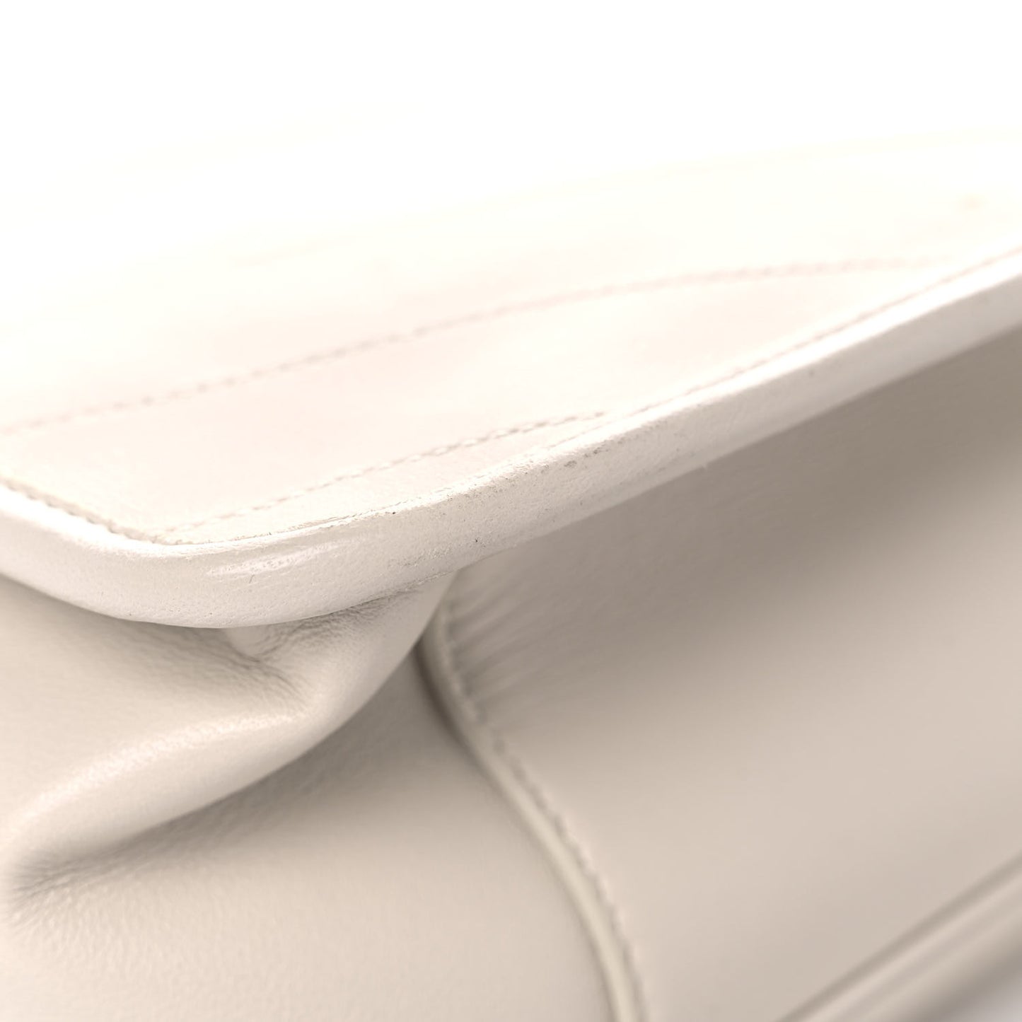Lambskin Matelasse Monogram Medium Niki Chain Satchel Ivory