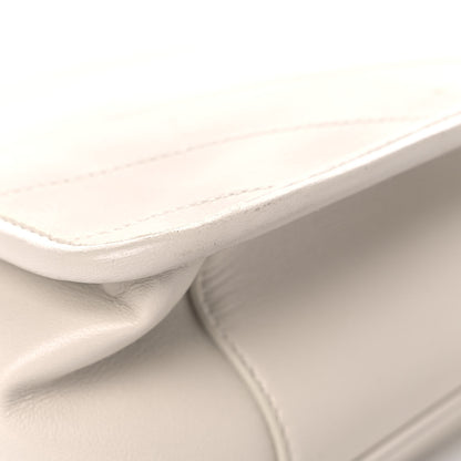 Saint Laurent Lambskin Matelasse Monogram Medium Niki Chain Satchel Ivory 13 of 16