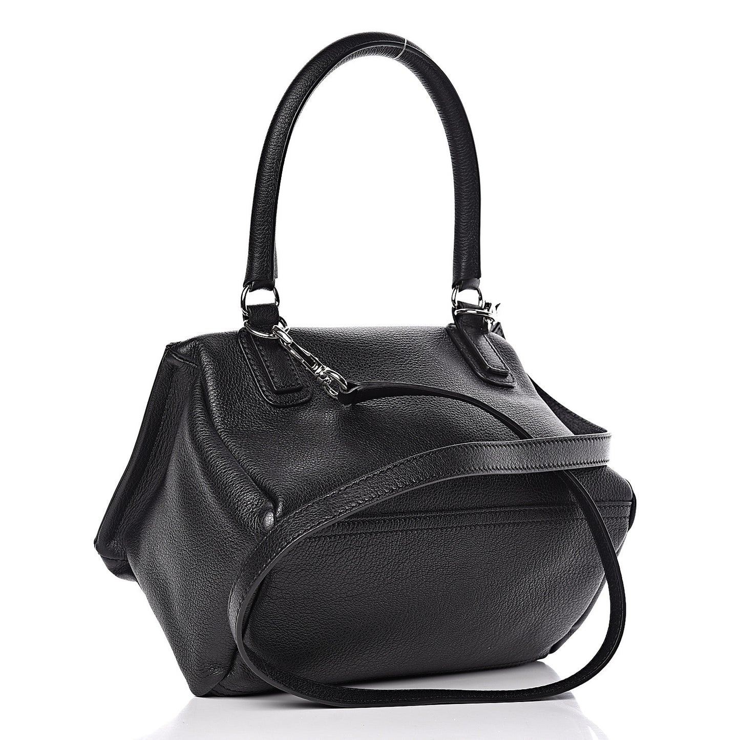 Sugar Goatskin Striped Small Pandora Red Black