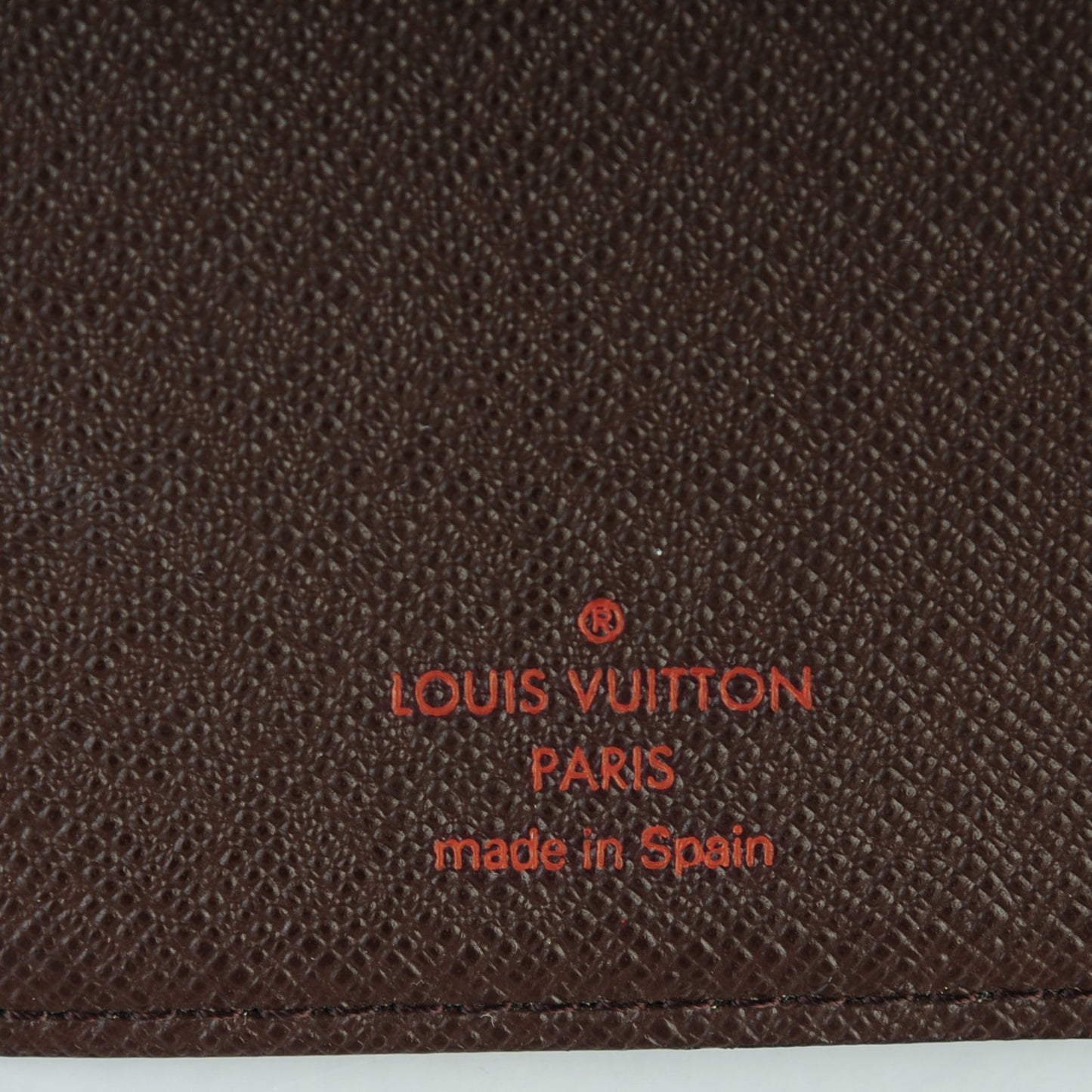 Damier Ebene Pocket Agenda Cover