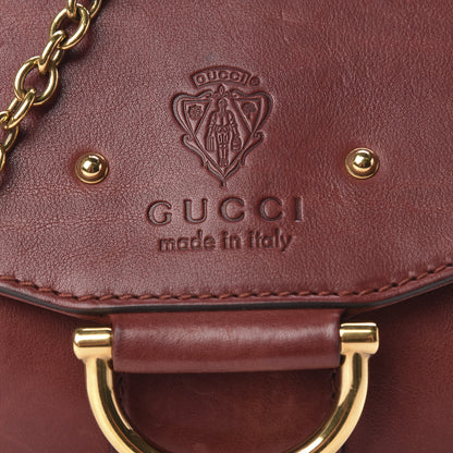 Gucci Calfskin Raccoon Tail Small Smilla Chain Bag Red 8 of 11