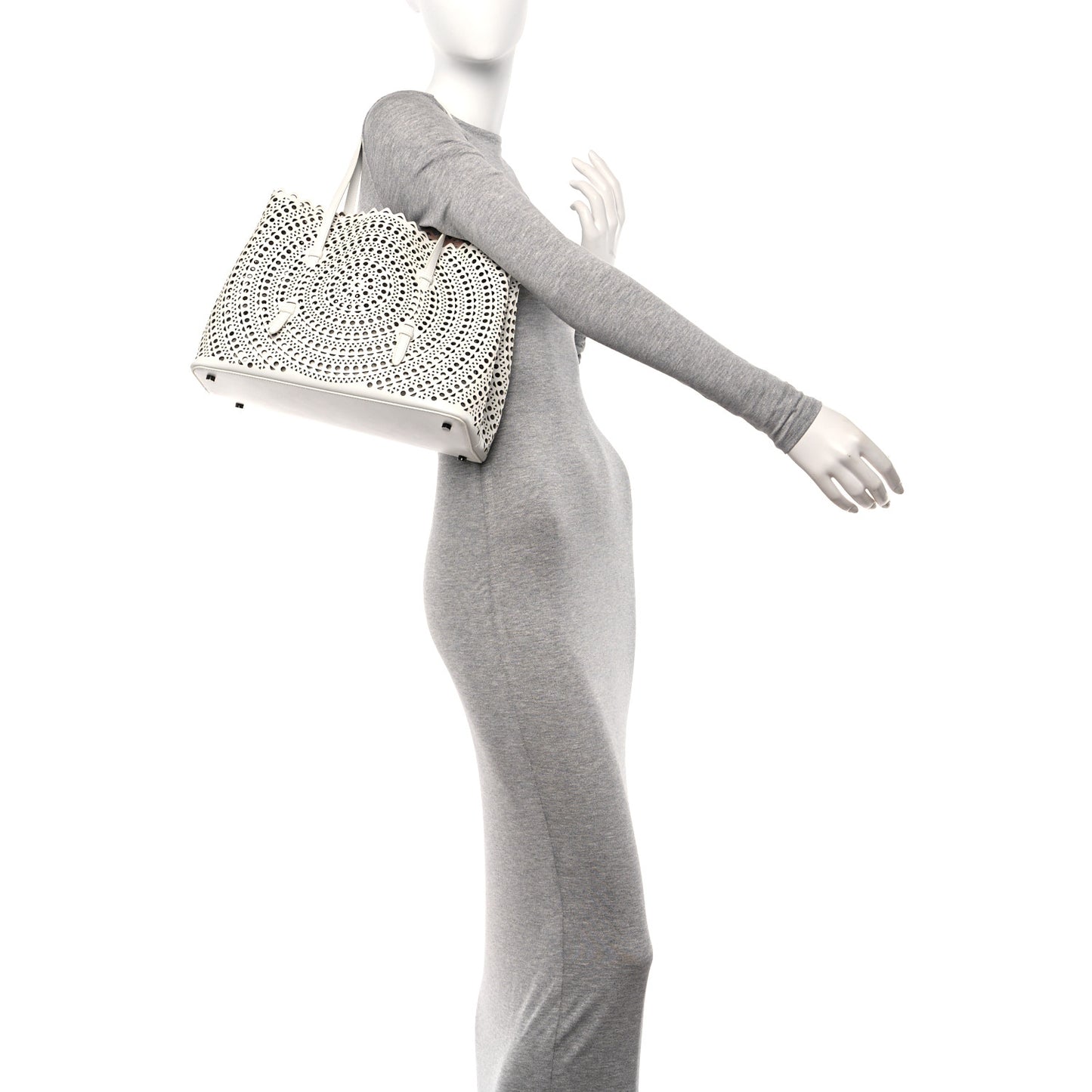 Calfskin Vienne Mina 32 Bag White