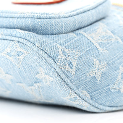 Louis Vuitton Monogram Denim Mini Bumbag Sky Blue 9 of 10