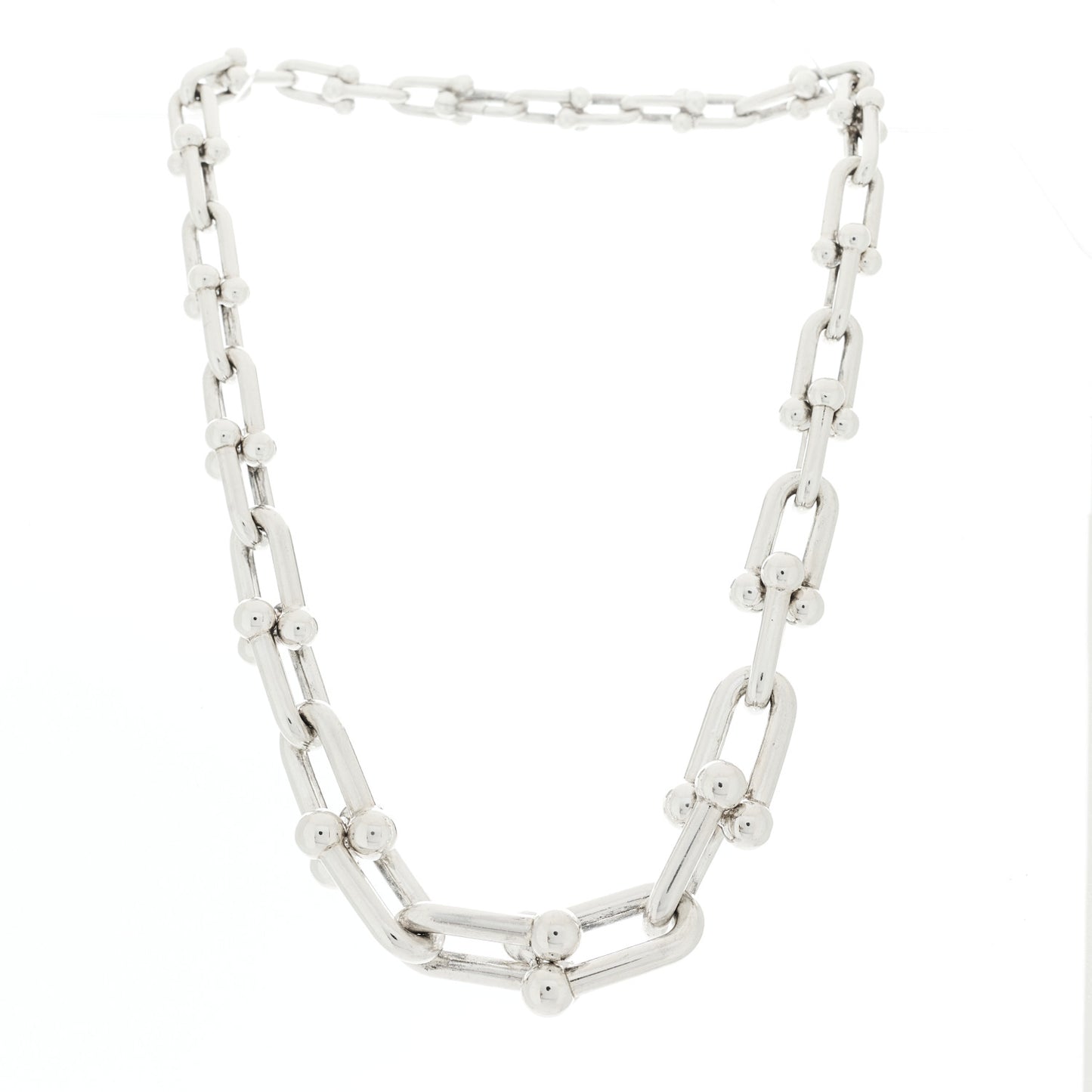 Sterling Silver HardWear Graduated Link Necklace