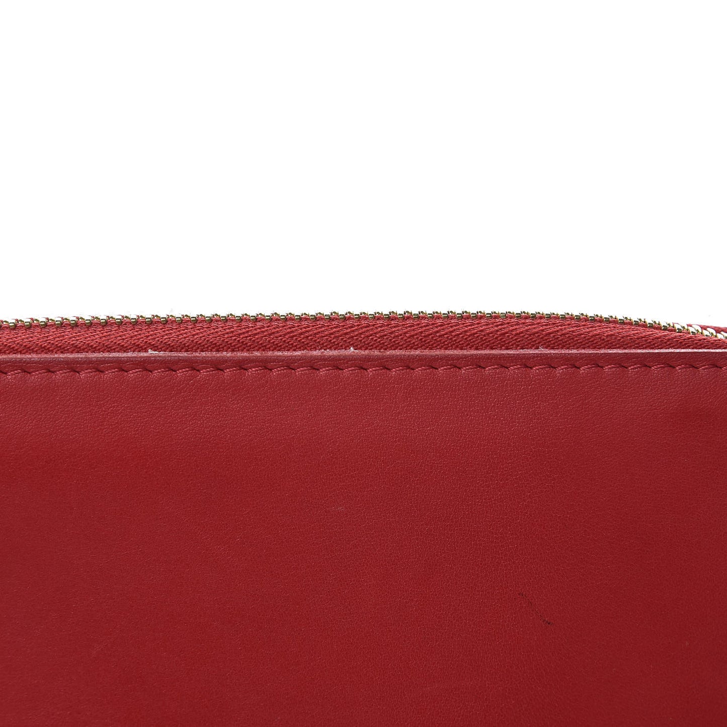 Supple Calfskin Paname Take Off Flight Zippy Wallet Red