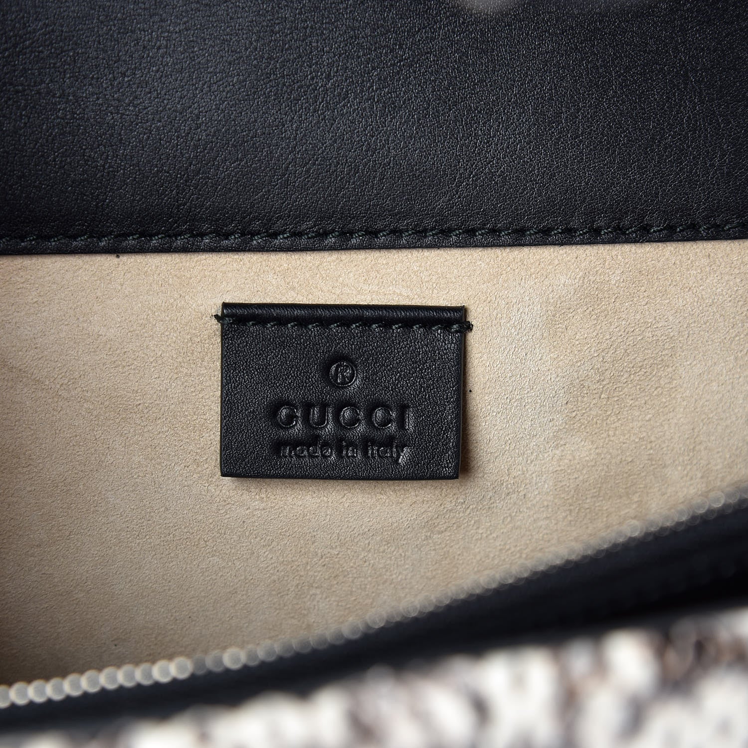 Gucci GG Supreme Monogram Elaphe Elephant Embroidered Small Dionysus Shoulder Bag 6 of 9