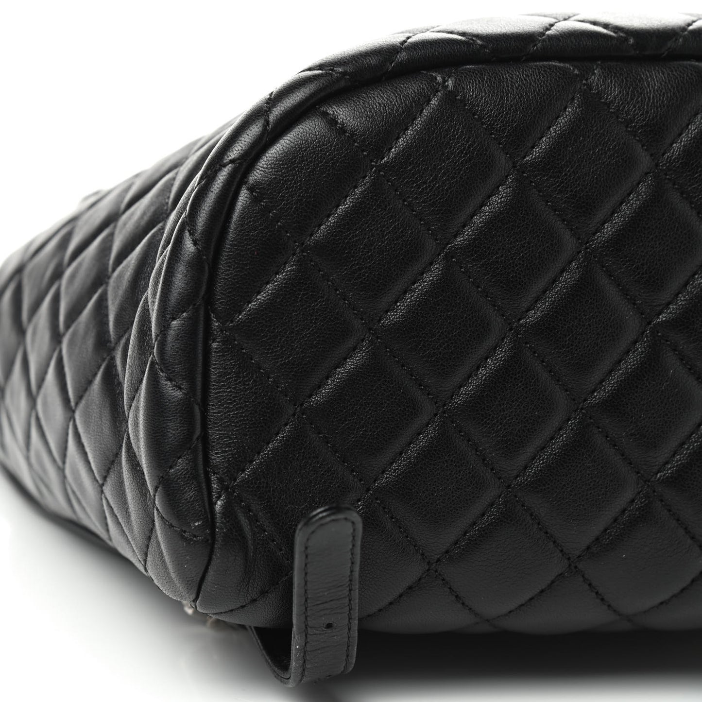 Lambskin Quilted Small Urban Spirit Backpack Black