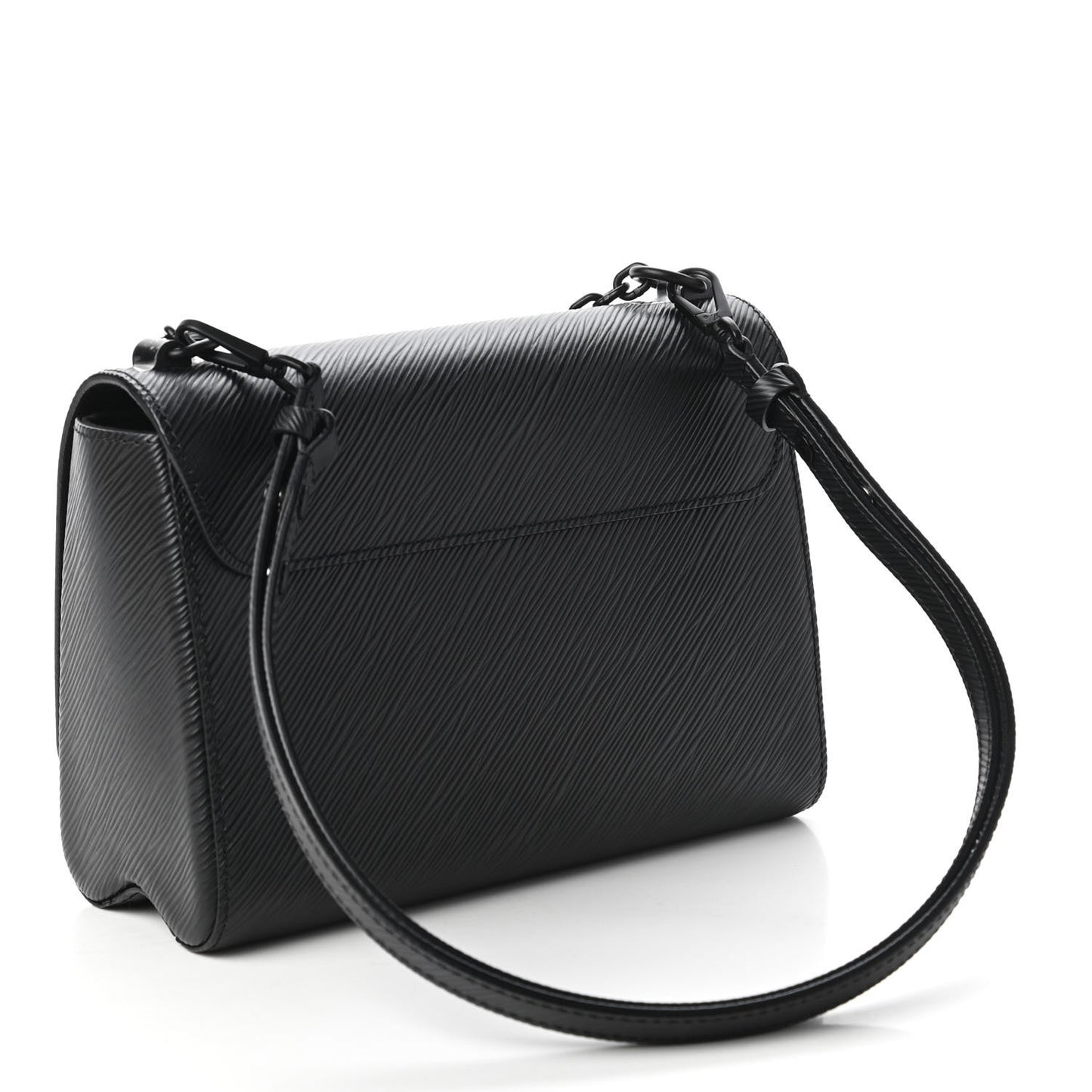Epi Twist Shoulder Bag MM Matte Black