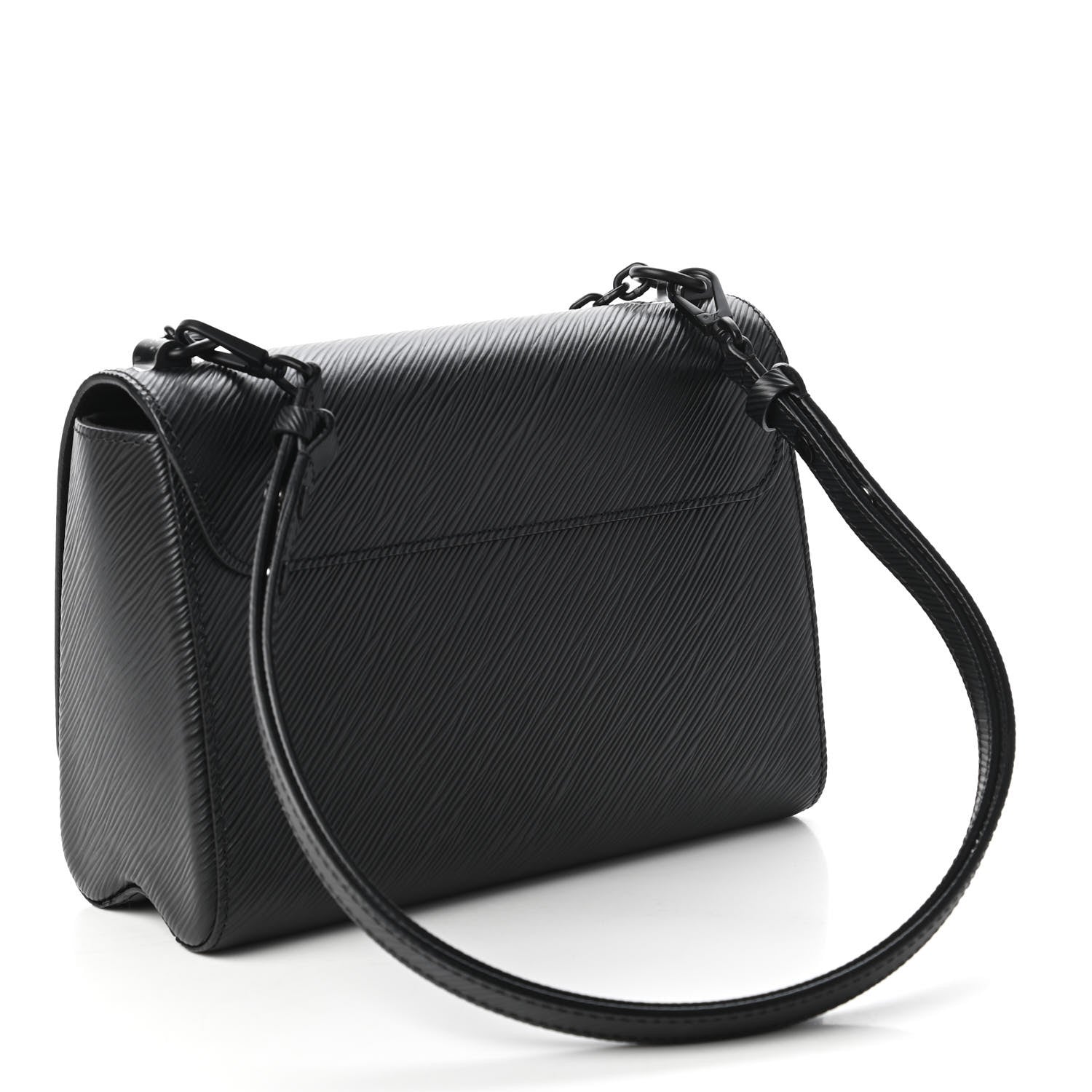 Louis Vuitton Epi Twist Shoulder Bag MM Matte Black 3 of 11