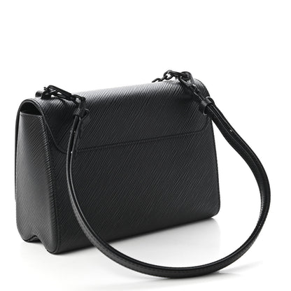 Louis Vuitton Epi Twist Shoulder Bag MM Matte Black 3 of 11