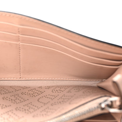 Burberry Calfskin Perforated Halton Wallet Pale Fawn Pink 5 of 7