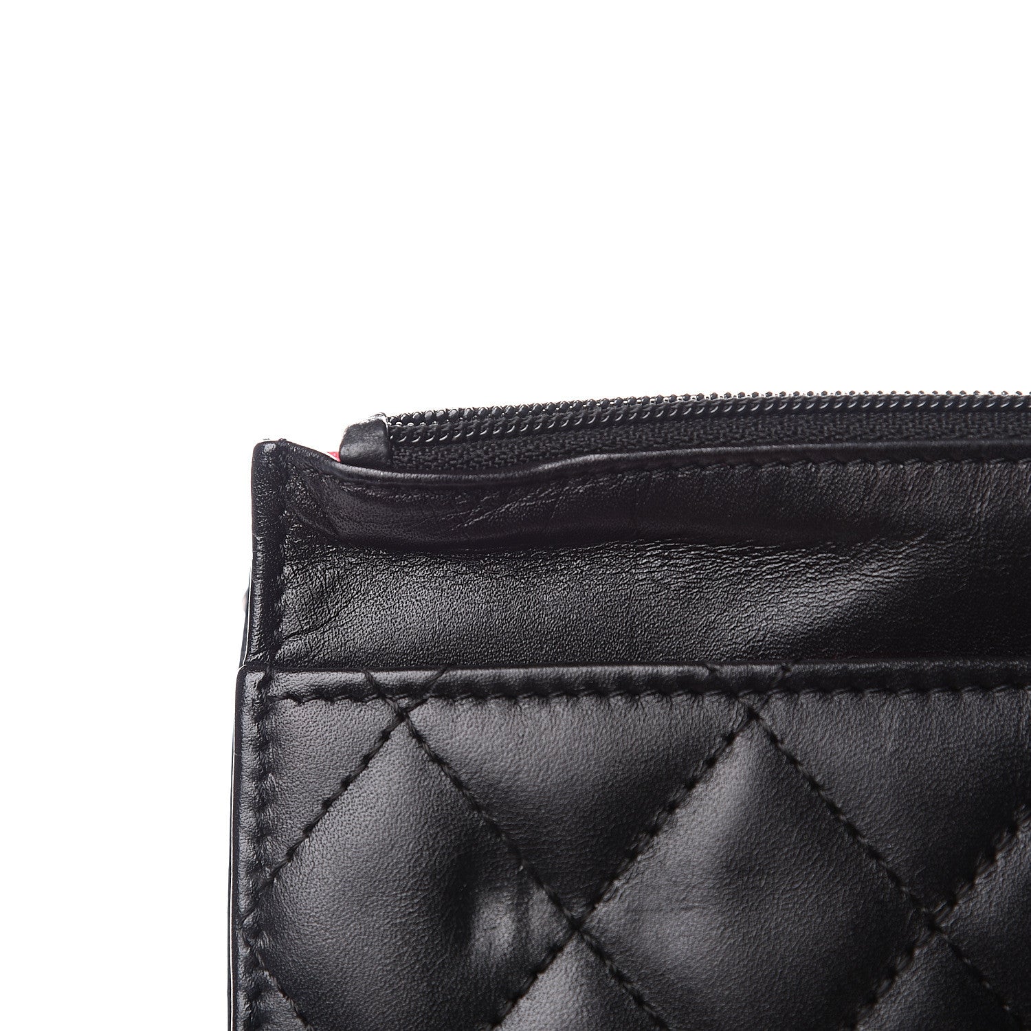Chanel Calfskin Quilted Cambon Wallet On Chain WOC Black 13 of 14