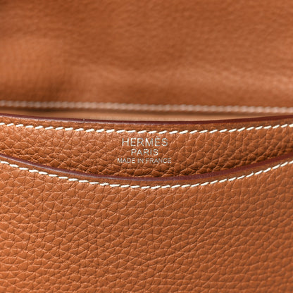Hermes Togo Steve Light Messenger Gold 6 of 11