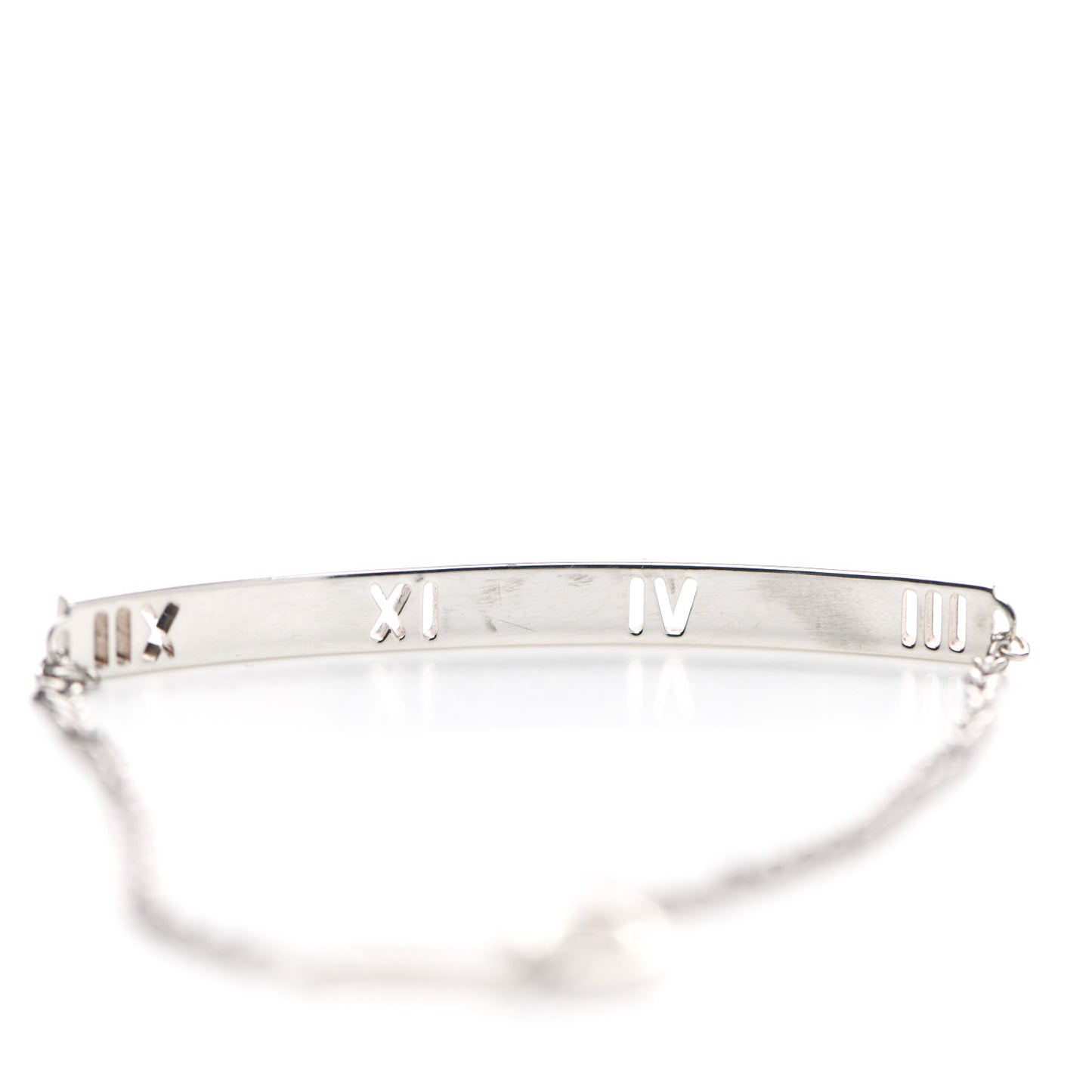 Sterling Silver Atlas Bar Pierced Bracelet