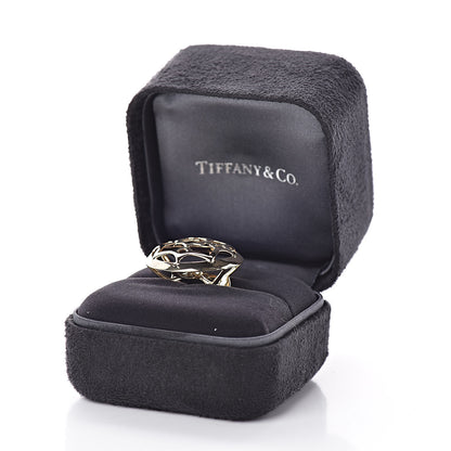 Tiffany 18K Yellow Gold Paloma Picasso Zellige Medallion Ring 49 5 7 of 7