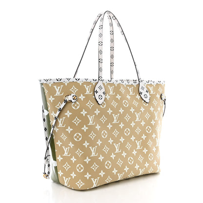 Louis Vuitton Monogram Giant Neverfull MM Kaki 4 of 12