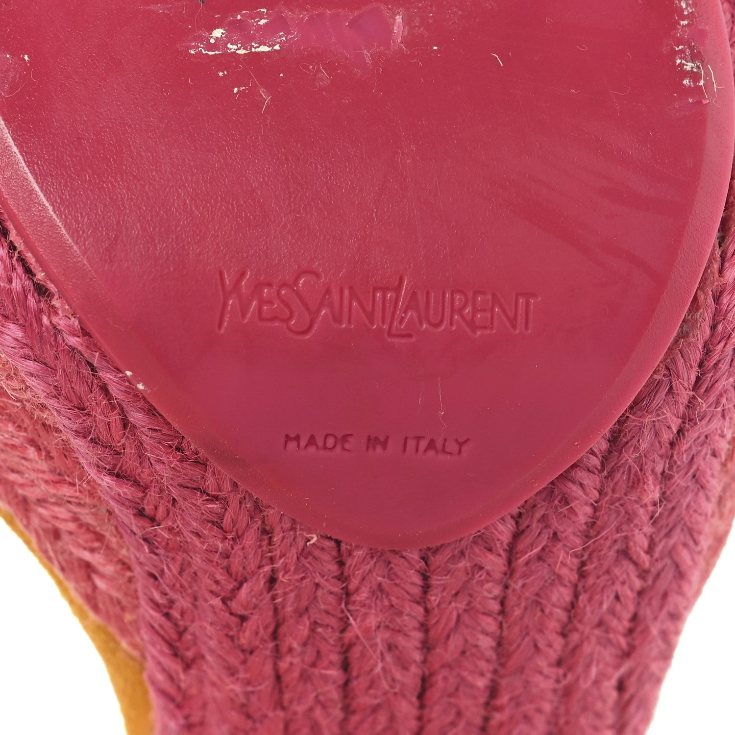 Saint Laurent Suede Riviera 105 Espadrille Sandals 37 Multicolor 8 of 13