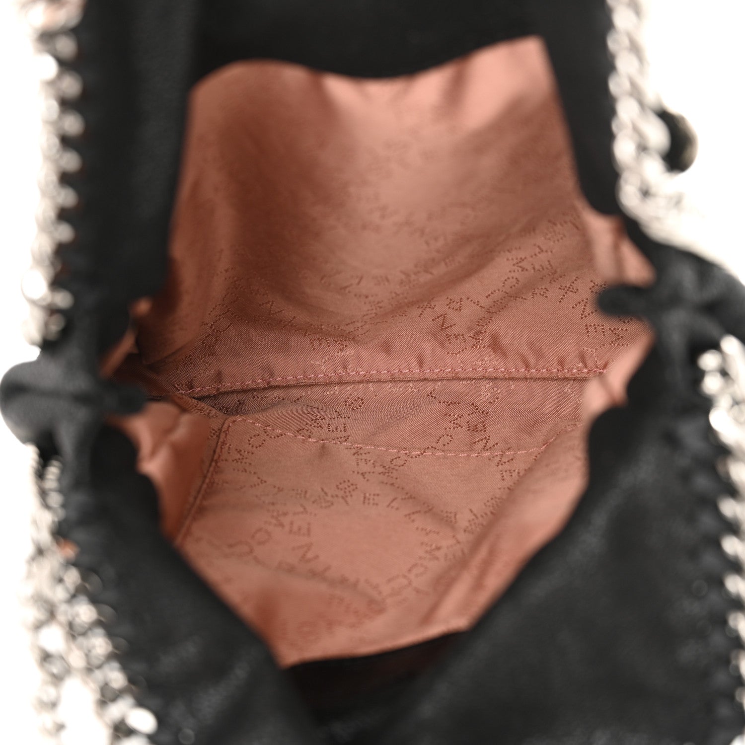 Stella McCartney Shaggy Deer Mini Falabella Tote Black 5 of 9