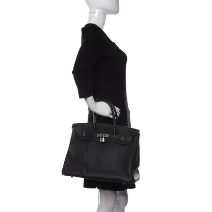 Hermes Togo Birkin 35 Black 2 of 11