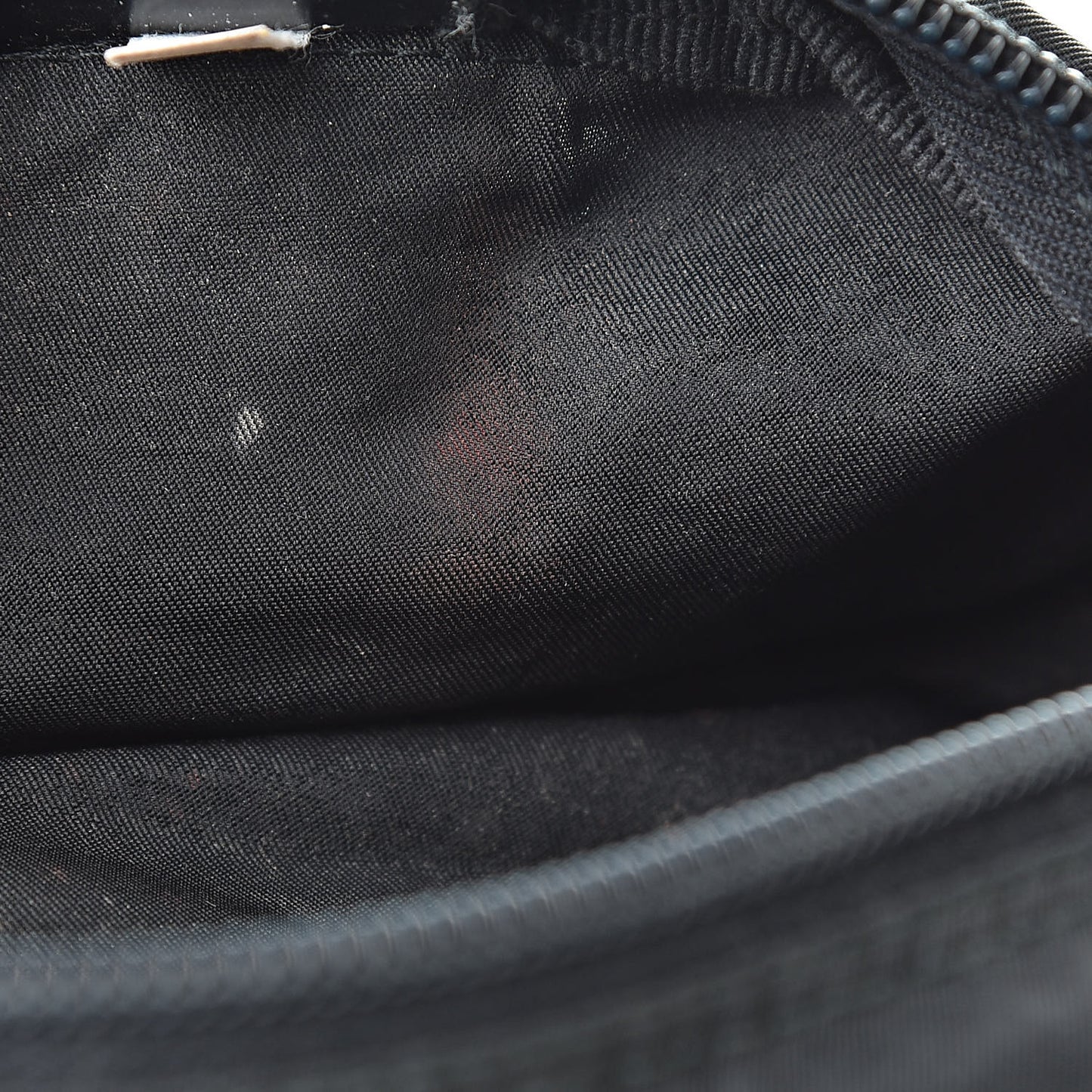 Nylon Tessuto Cosmetic Pouch Black