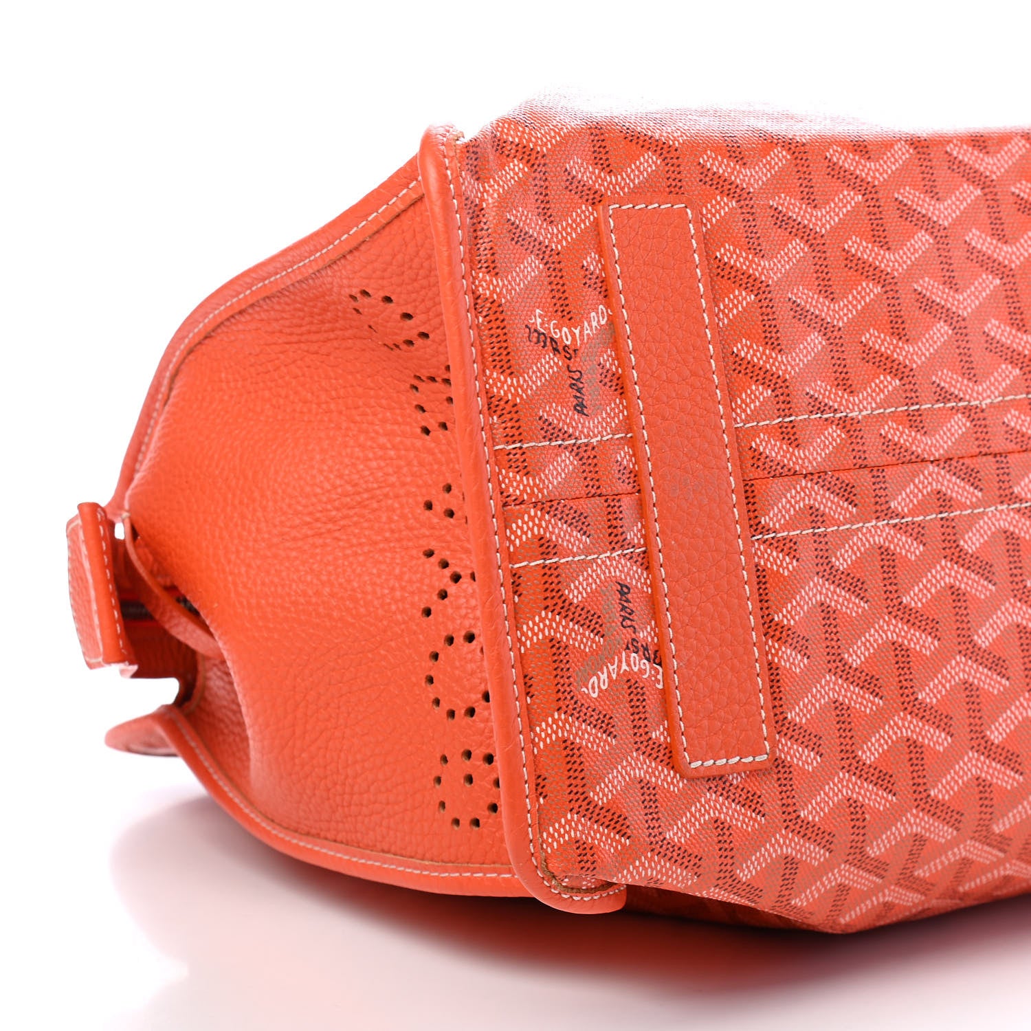 Goyard Goyardine Sac Hardy Pet Carrier PM Orange 8 of 9