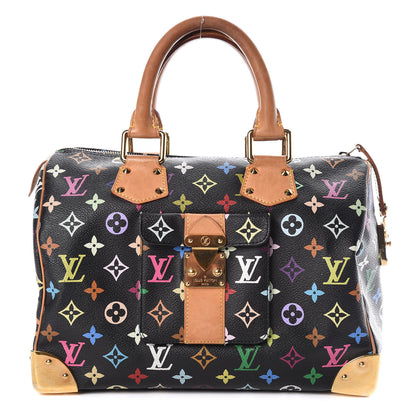 Louis Vuitton Monogram Multicolor Speedy 30 Black 1 of 23