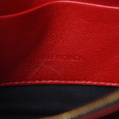 Balenciaga Velvet Logo Matelasse BB XS Reporter Bag Red 6 of 11