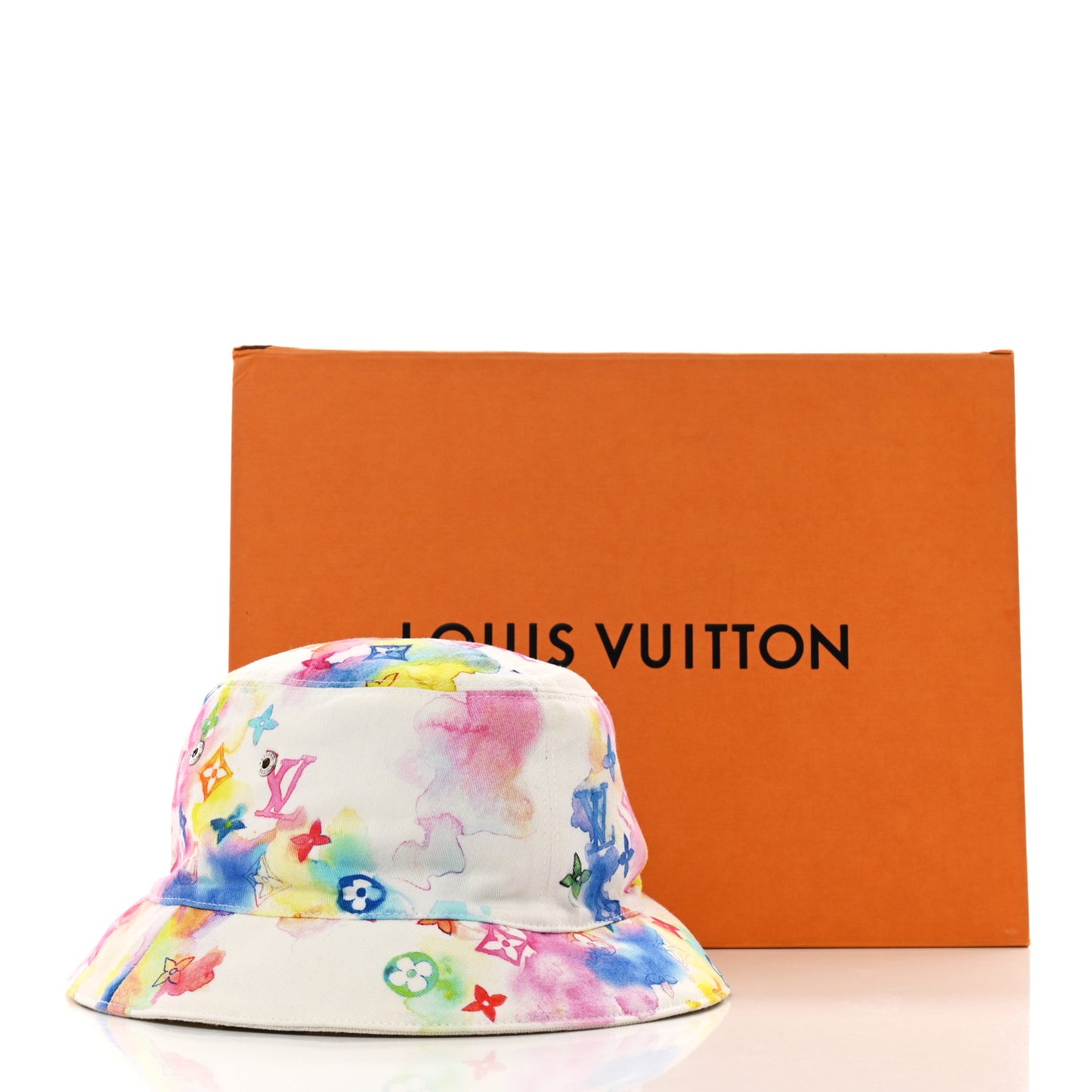 Watercolor Cotton Transformable Bob Bucket Hat 58 Multicolor