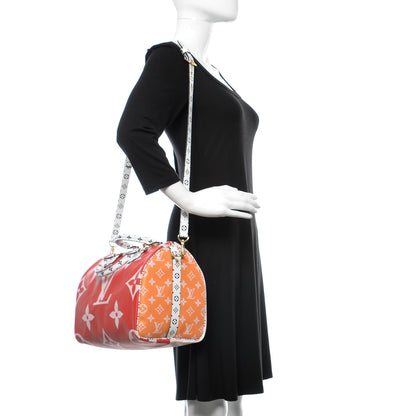 Louis Vuitton Monogram Giant Speedy Bandouliere 30 Rouge 2 of 10