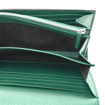 Gucci Calfskin Mini Dionysus Chain Wallet Emerald 5 of 11