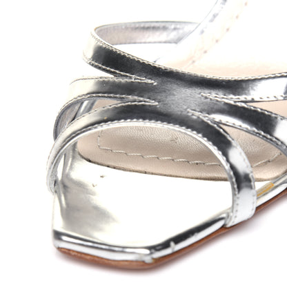 Christian Dior Metallic Songe Sandals 37 Argent 8 of 13
