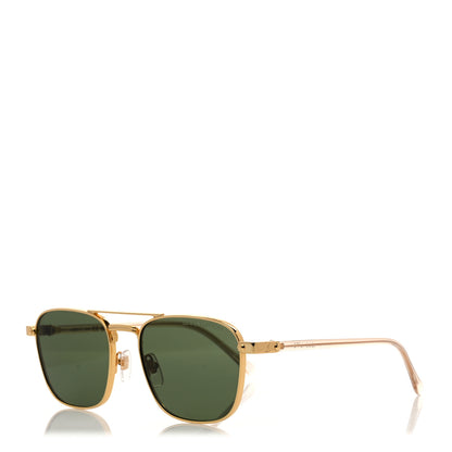 Louis Vuitton Metal LV Signature Square Sunglasses Z2021U Gold 1 of 8