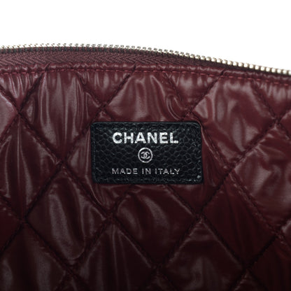 Chanel Caviar Quilted Large Cosmetic Case Black 5 of 7
