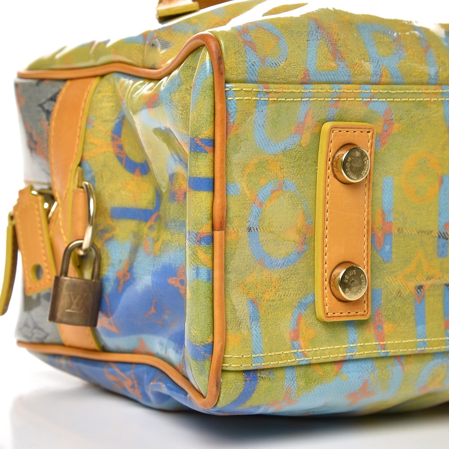 Monogram Pulp Defile Weekender PM Yellow