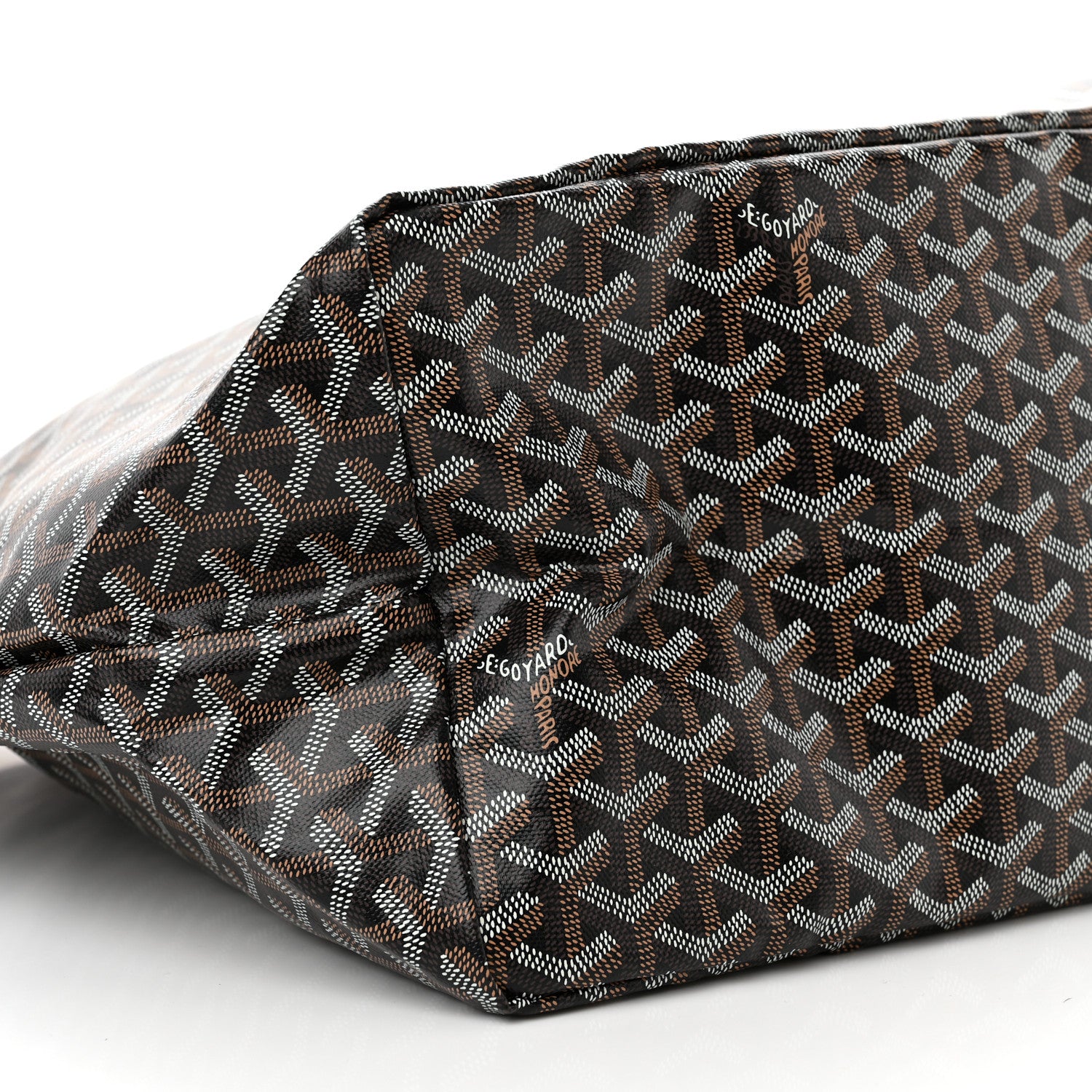 Goyard Goyardine Saint Louis GM Black Gold 10 of 11