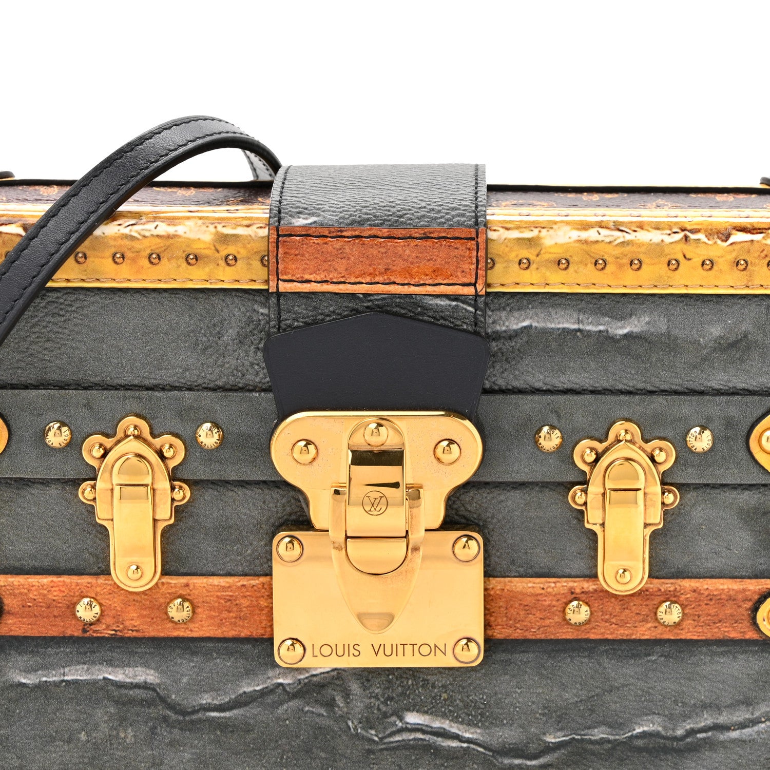 Louis Vuitton Calfskin Transformed Monogram Petite Malle 8 of 10