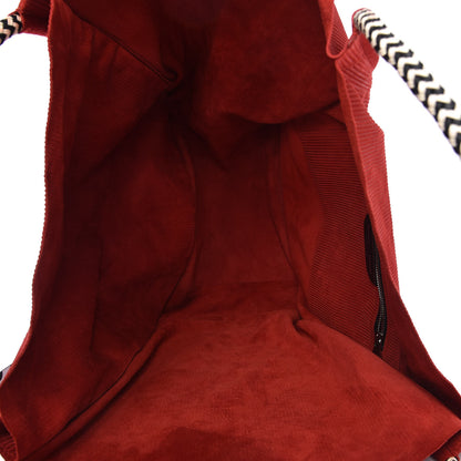 Proenza Schouler Corduroy Suede XL Tote Red 5 of 10