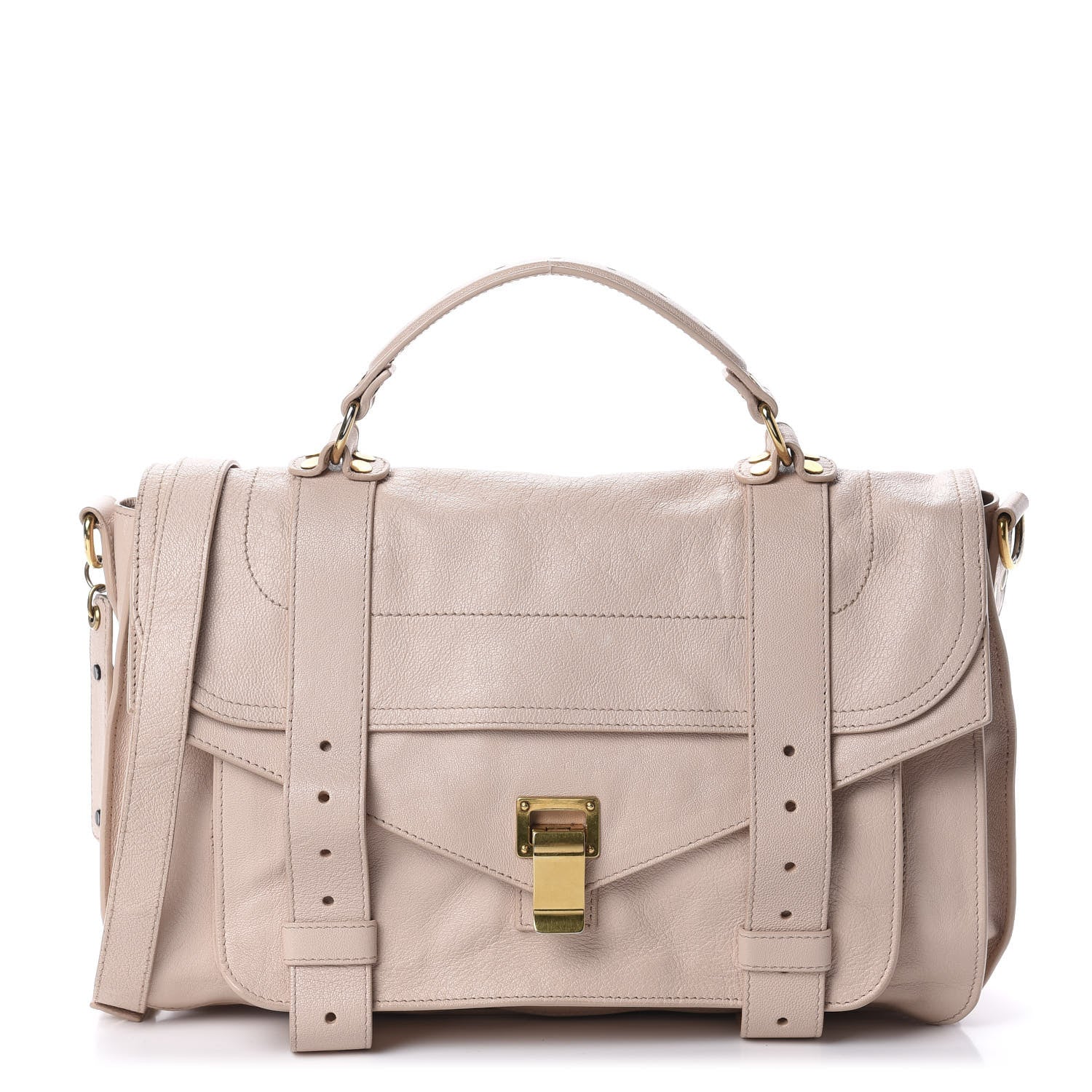 Proenza Schouler Lambskin Medium PS1 Satchel Nude 1 of 18