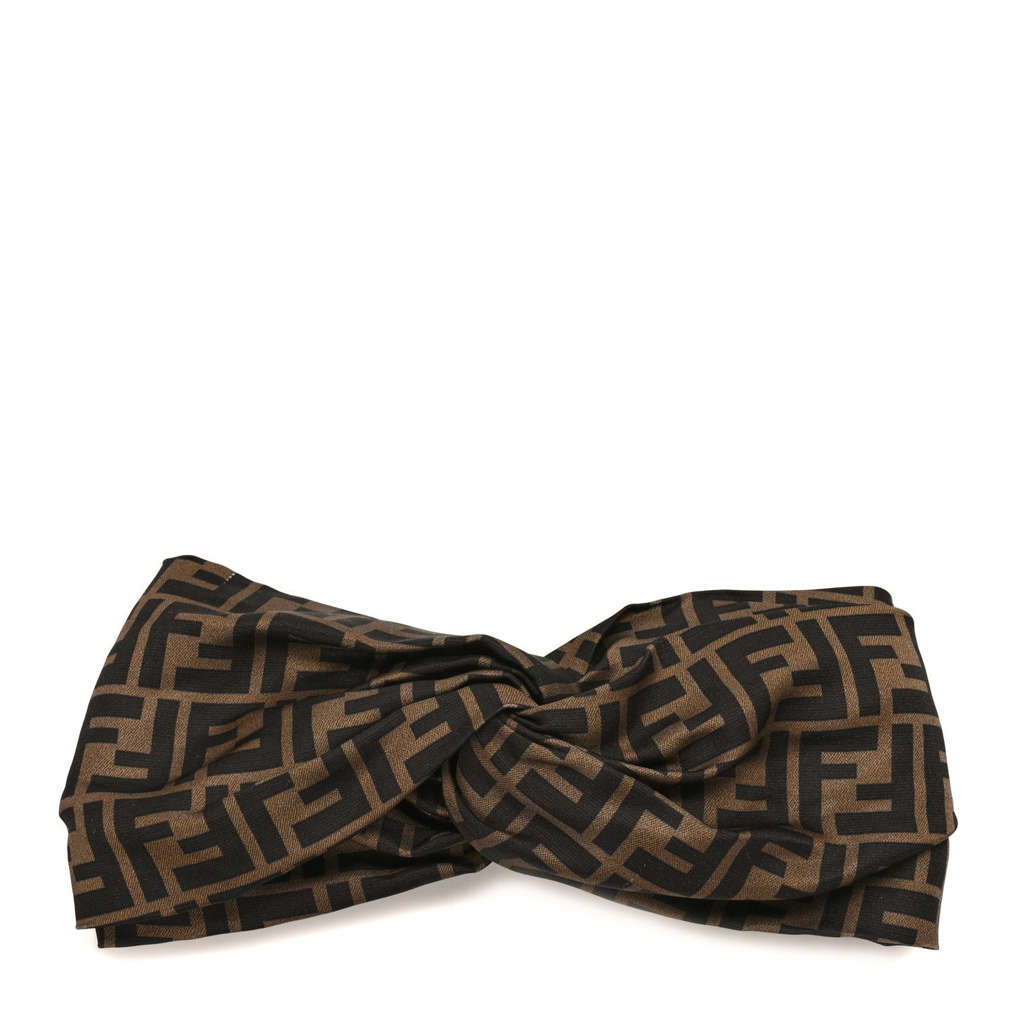 Silk FF Logo Headband Tobacco