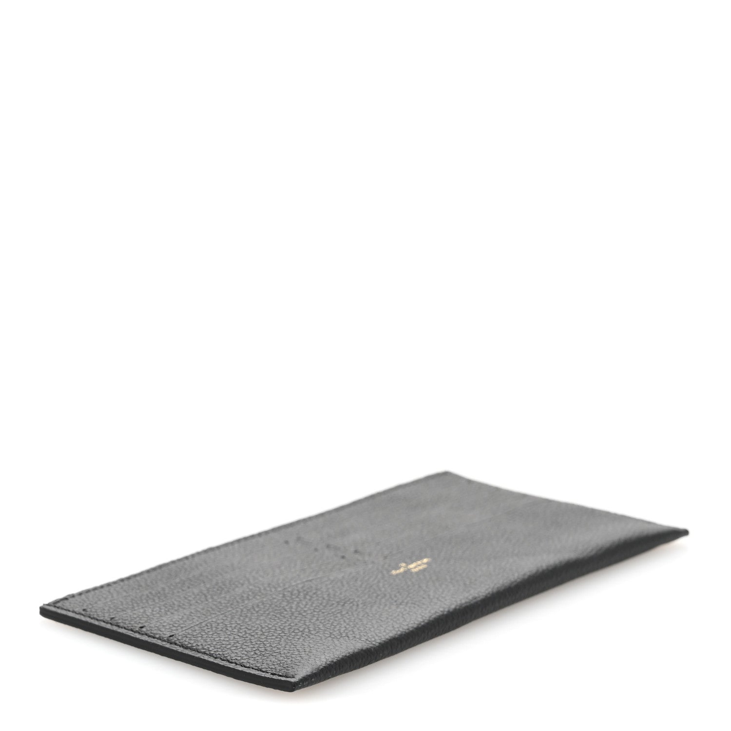 Louis Vuitton Calfskin Felicie Chain Wallet Card Holder Insert Black 4 of 6