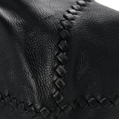 Bottega Veneta Cervo Deerskin Large Hobo Black 6 of 19