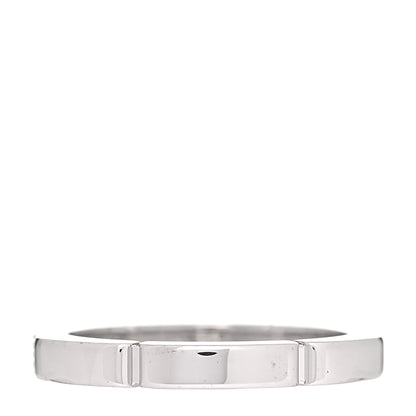 Cartier 18K White Gold Diamond Maillon Panthere Wedding Band Ring 47 4 6 of 10