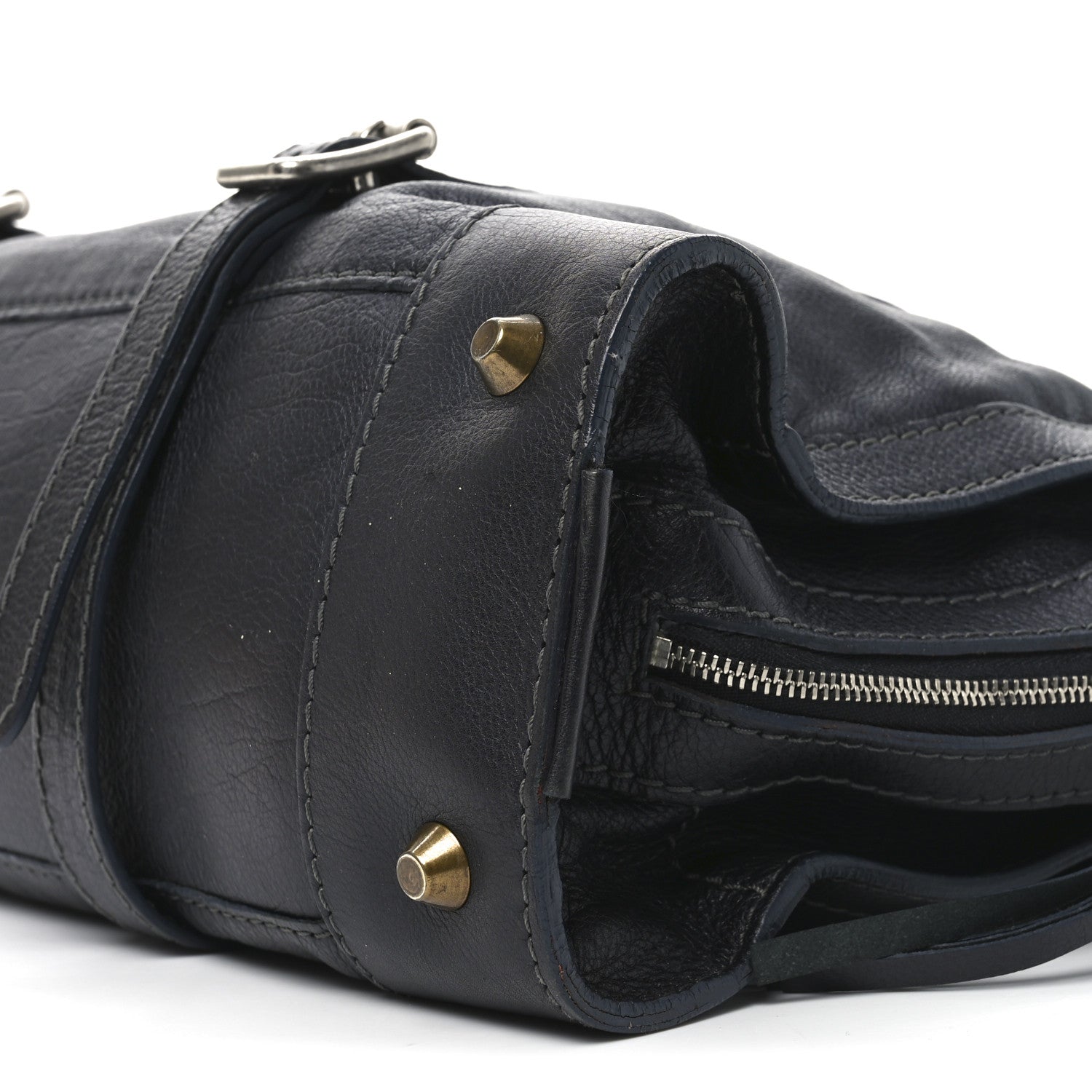 Chloe Calfskin Tracy Tote Full Blue 10 of 10