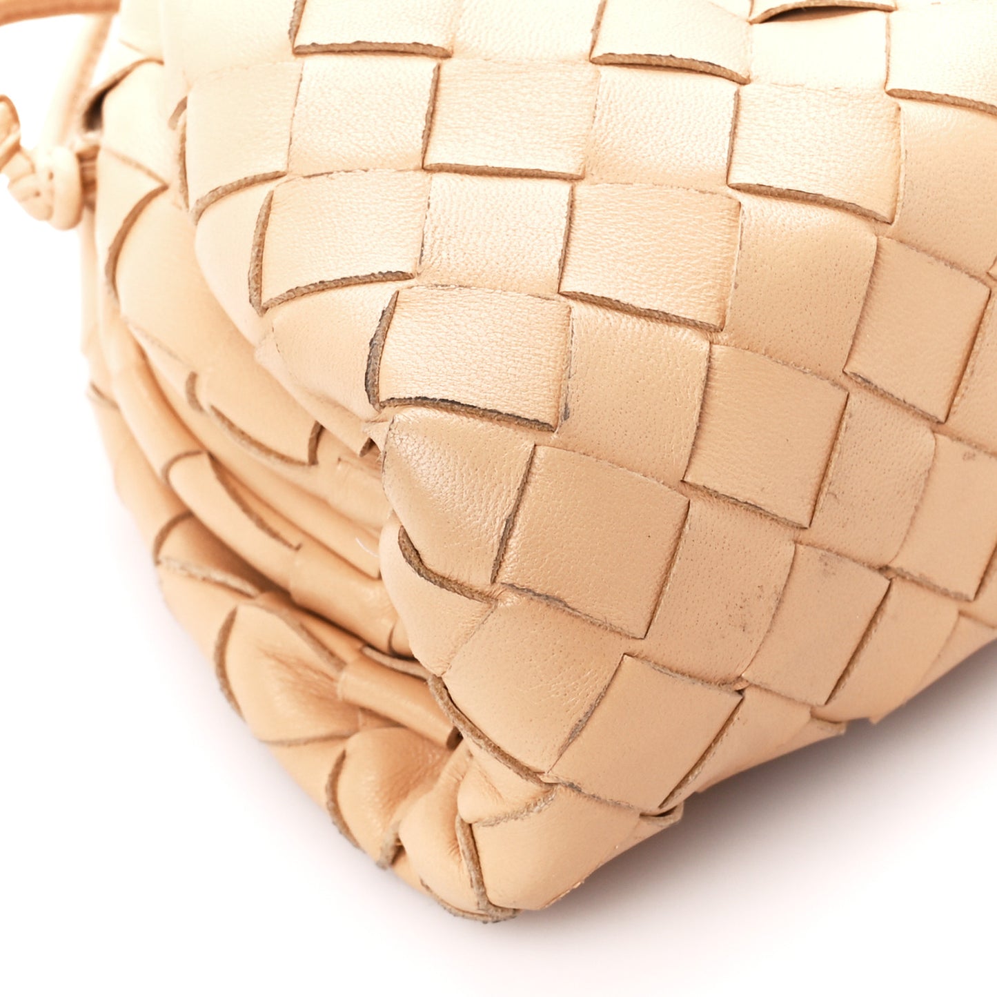 Nappa Intrecciato The Mini Pouch Almond