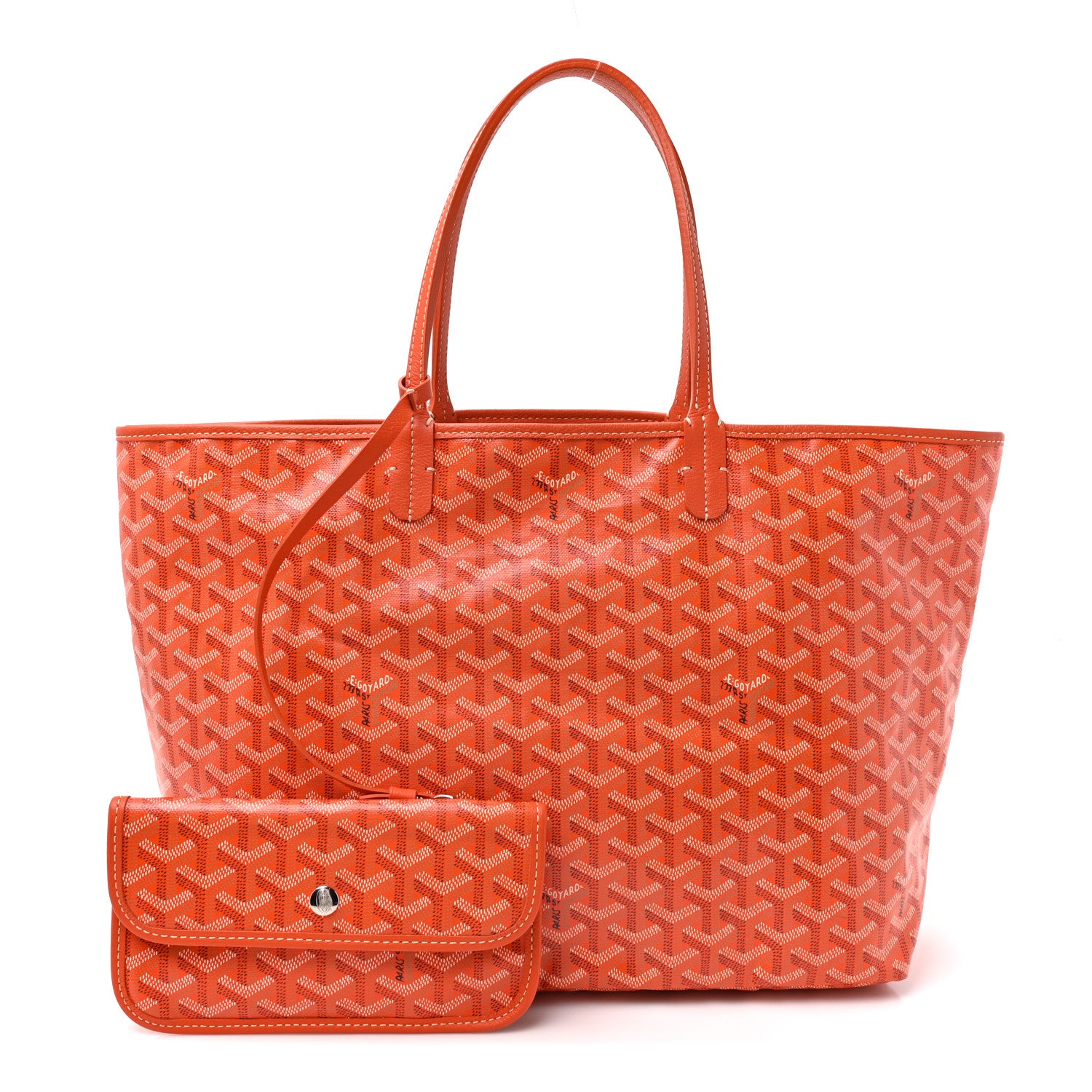 Goyard Goyardine Coeur Ruban Saint Louis PM Orange 3 of 11