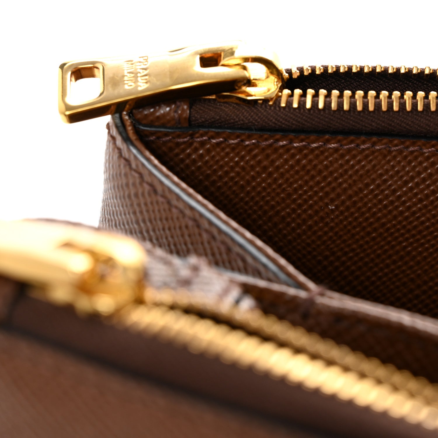 Prada Saffiano Cuir Medium Galleria Double Zip Tote Palissandro 11 of 13